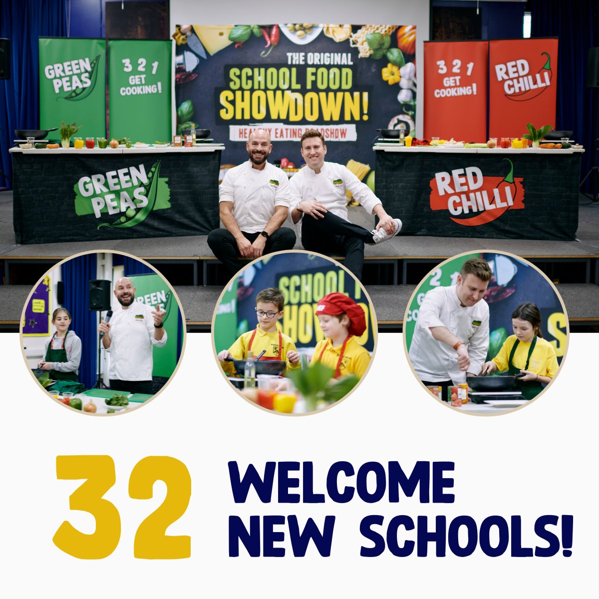 SchoolFoodShow's tweet photo. We’re super happy to have signed a contract to deliver healthy eating education in 32 schools! #heathyeating https://t.co/Kbo1yr08Bg