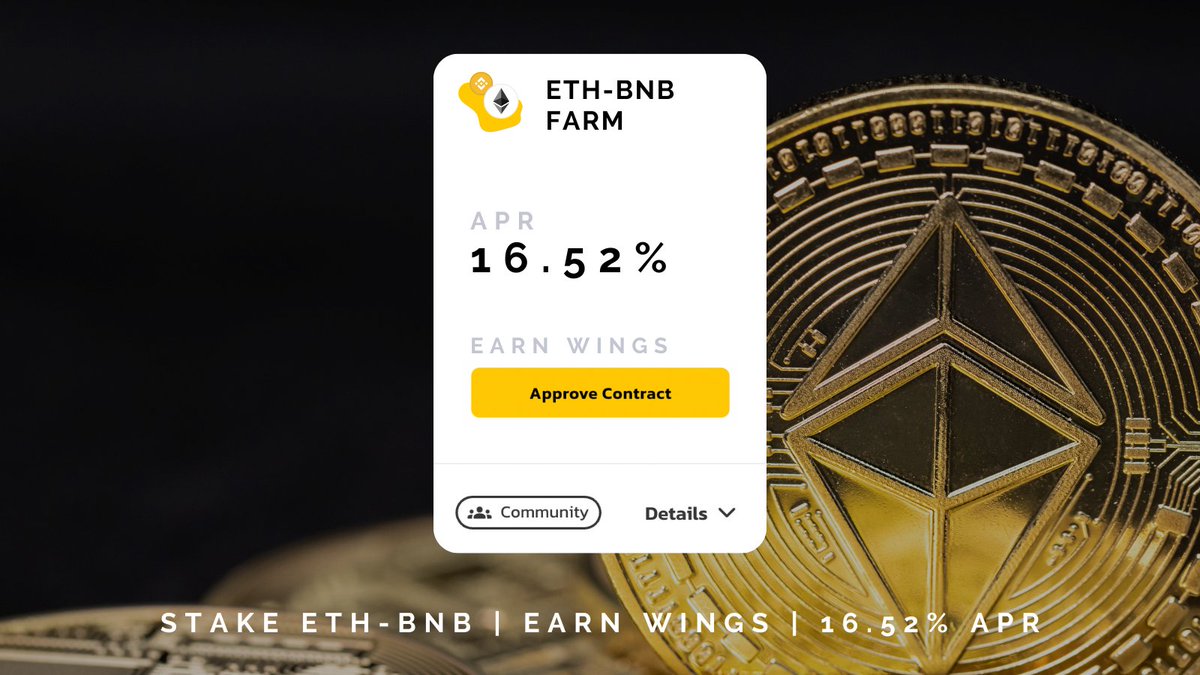 It's time to get farming! 🌾

Keep padding those wallets in our $ETH - $BNB Farm. Get over 16% APR right now! 👇

📍 jetswap.finance/farms

#BNB #BNBCHAIN #Binance