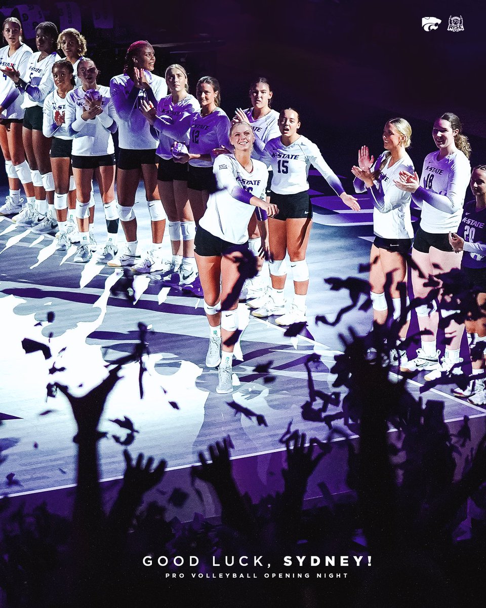 Your next chapter starts tonight, <a href="/Sydney137_/">Sydney Bolding</a>! 

#KStateVB