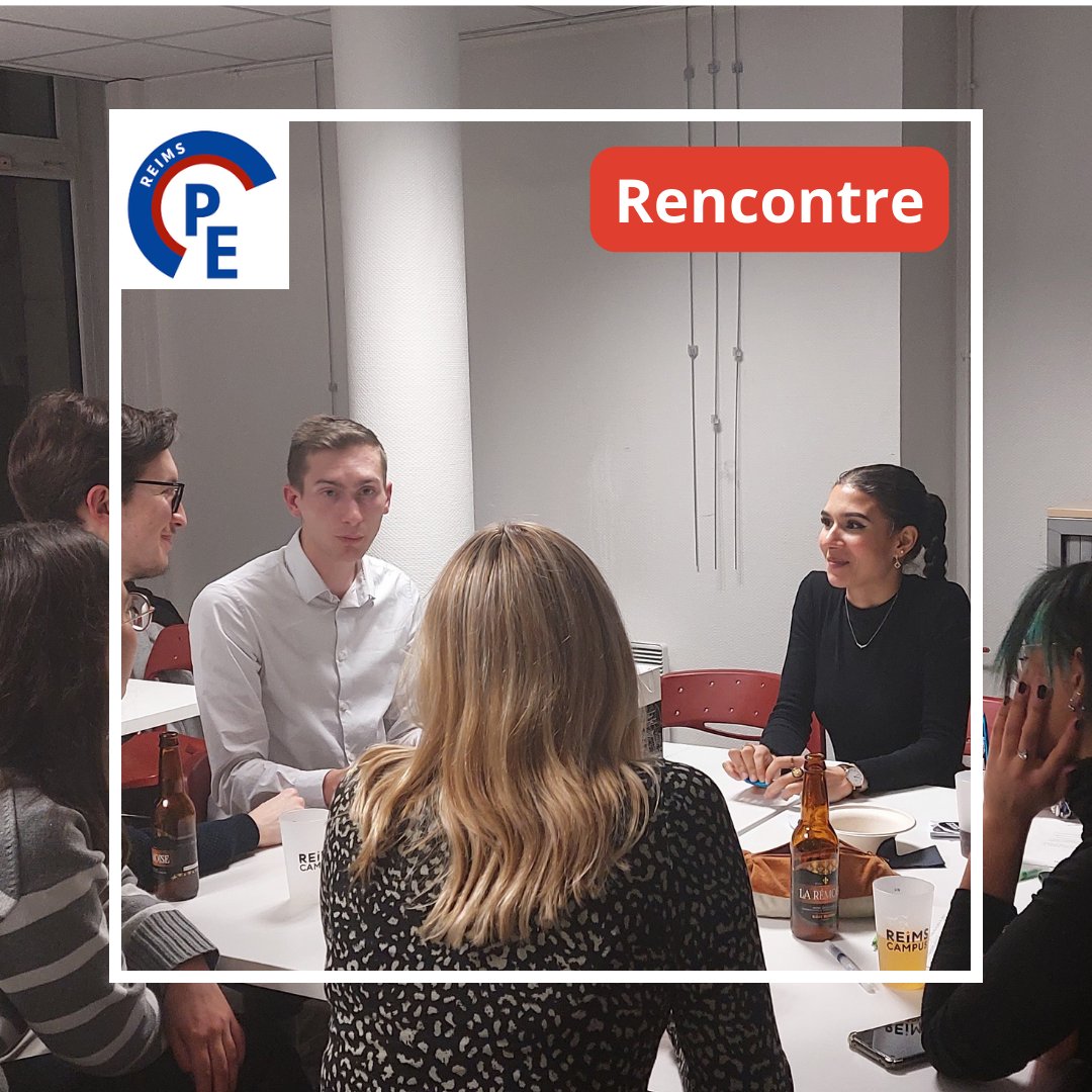PEReims's tweet image. La section rémoise du Parlement des étudiants était présente ce soir pour participer au student apero organisé par Reims campus au côté des autres associations étudiantes de Reims : Psychop, ECON'Home, Musicp Reims, Corpomed et UN'iversal Neoma.