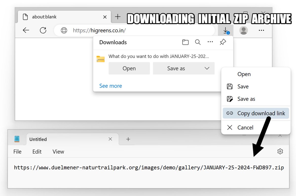 Unit42_Intel's tweet photo. 2024-01-25 (Thursday): #DarkGate active again this week. IOCs from an infection run earlier today are available at https://t.co/QHHsxdAZ8H

#Unit42ThreatIntel #TimelyThreatIntel #IndicatorsOfCompromise #Wireshark #InfectionTraffic https://t.co/aPFGOkVam5