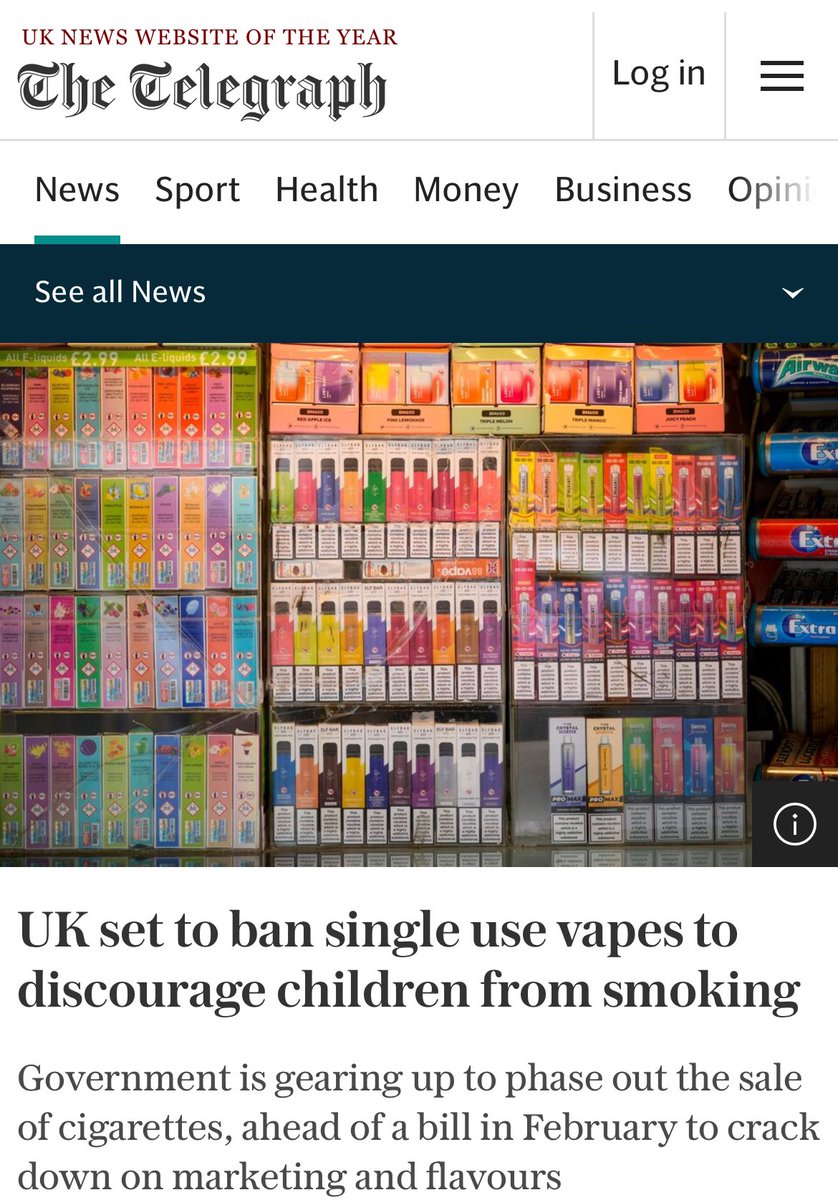 497 days after posting this Tweet, and beginning what has now been a full blown campaign, we can successfully say that the UK will #BanDisposableVapes ❌💨