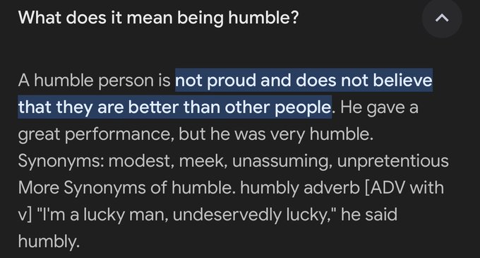 I&rsquo;m a very proud person and I don&rsquo;t think I&rsquo;m better than people because I&rsquo;m not people. I&rsquo;m humble when<a href="/tag/youtriedit"class="tags"><span>#youtriedit</span></a>