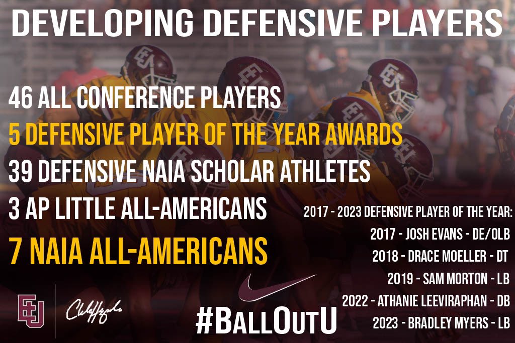 You know what they say… defense wins championships 👀 Come join one of the best defenses in the NAIA! #CodeMaroon
