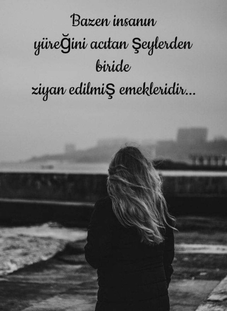 Sonra döndüm dedim ki... Ben yoruldum hayat gelme üstüme…