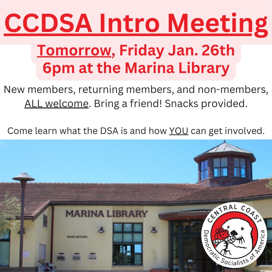 Central Coast DSA tweet media