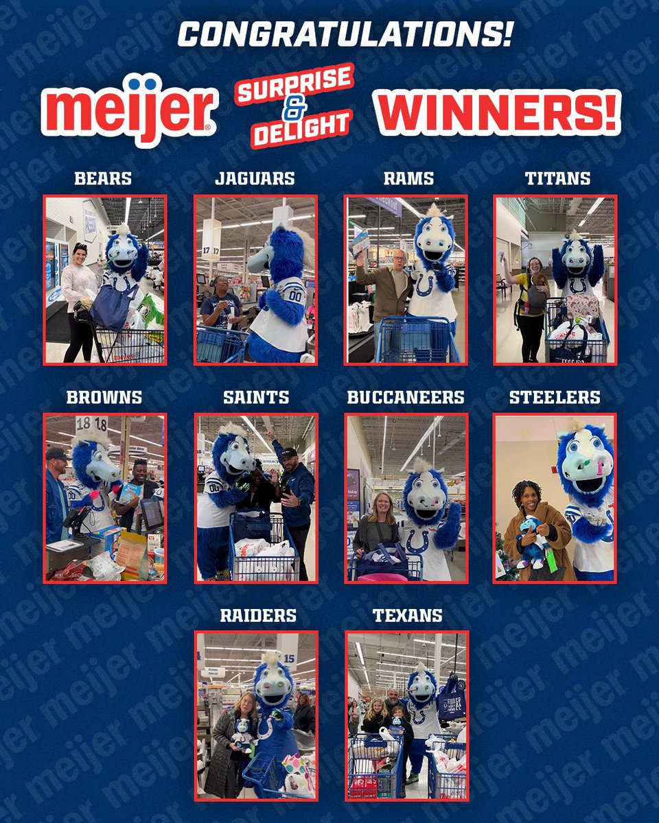 Congratulations to our @meijer Surprise & Delight winners this season!