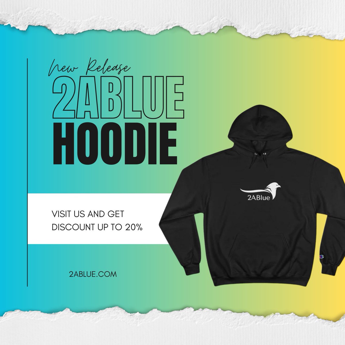 End your weekend by purchasing a new 2ABlue Hoodie! #2ABlue #hoodiestyle #sale #clothesforsale #exciting