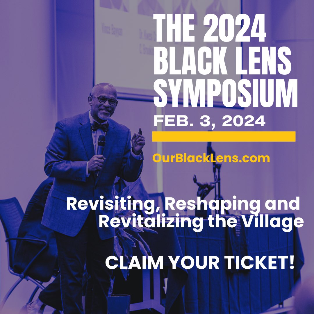 Grateful for our generous sponsors! Their support and the support of each and every one of you that register ensures the 2024 Black Lens Symposium will be a huge success. Together, we’re creating space for crucial conversations and fostering change. #Gratitude #2024BlackLens