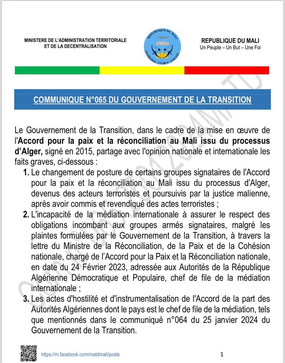 🇲🇱مالي بالعربية tweet media