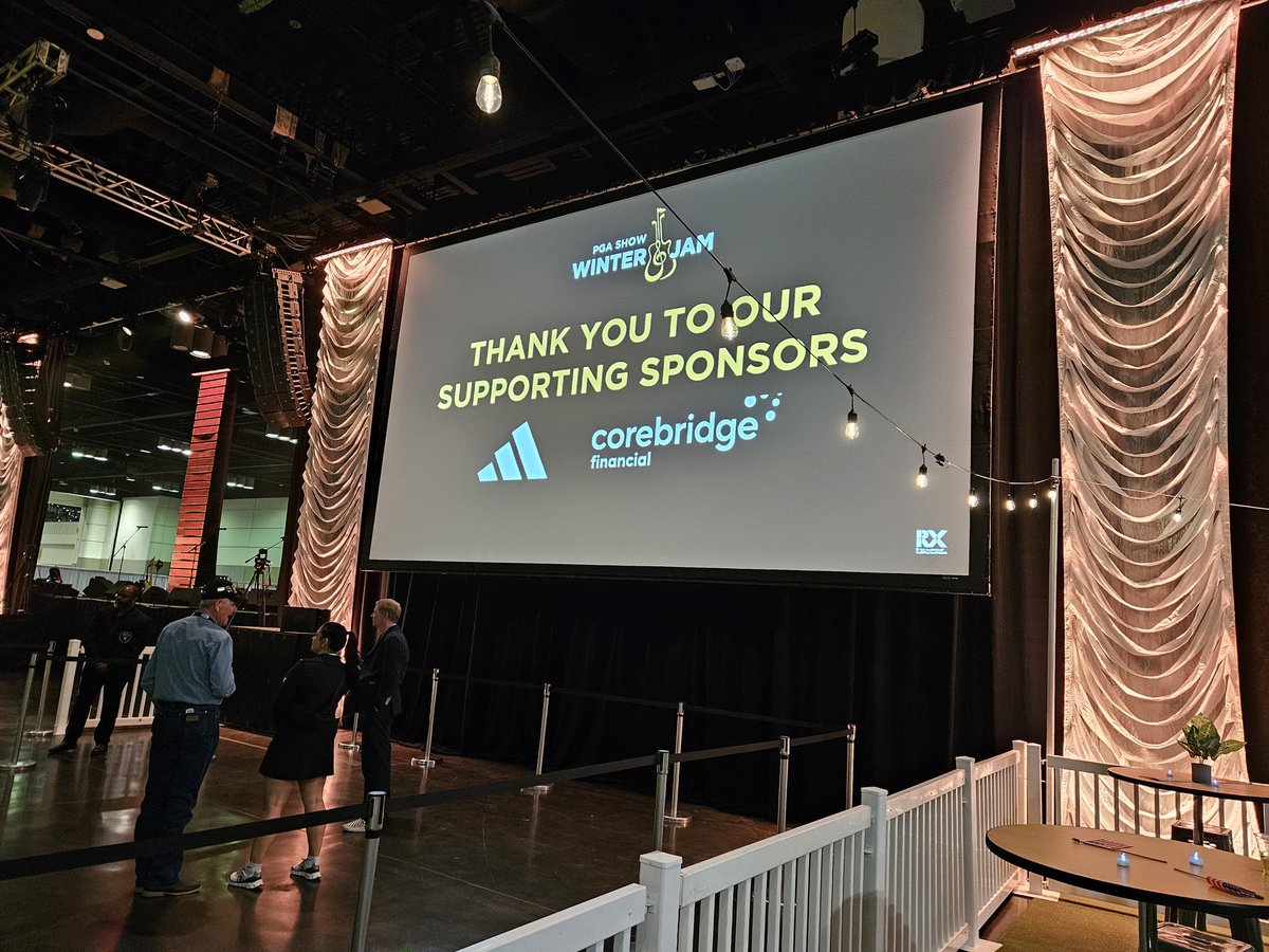 bstephenspgapro's tweet photo. Last day at 2024 #pgashow
Thank you to #corebridgefinancial for invite to VIP booth for the #pgashowwinterjam featuring #jakeowen https://t.co/NIN3TqlHAx