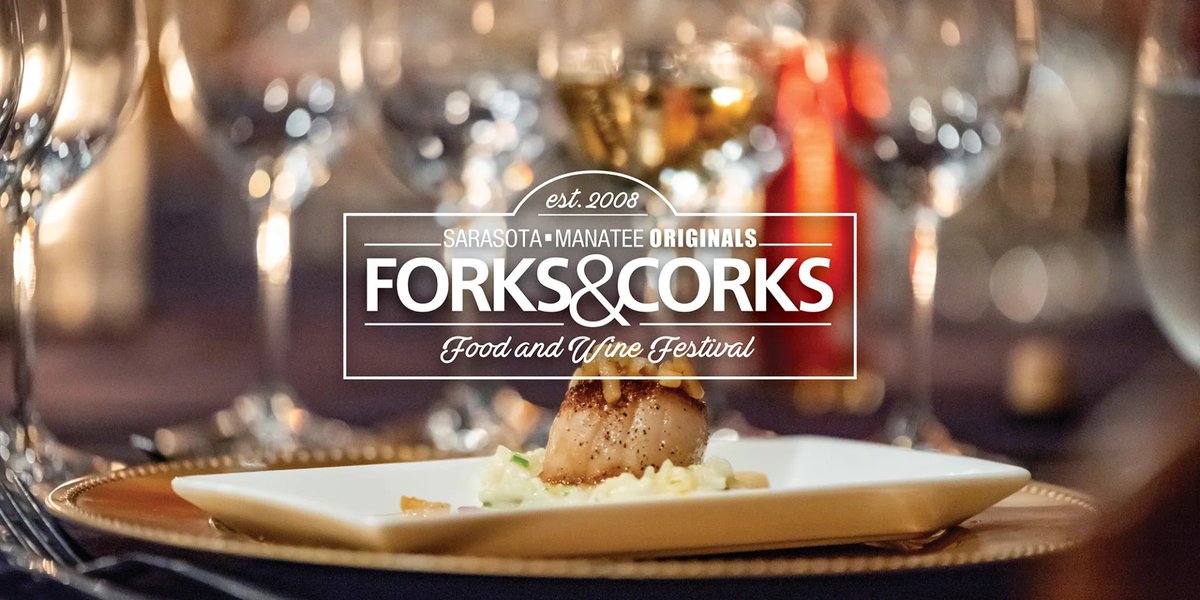 Forks & Corks (hosted by #Sarasota-Manatee Originals) takes #SouthFlorida this weekend ☀️ Fine Dining, Fine Wine, Good Times 🥂 More Insight + Limited Tix ⏬ forks-corks.squadup.com