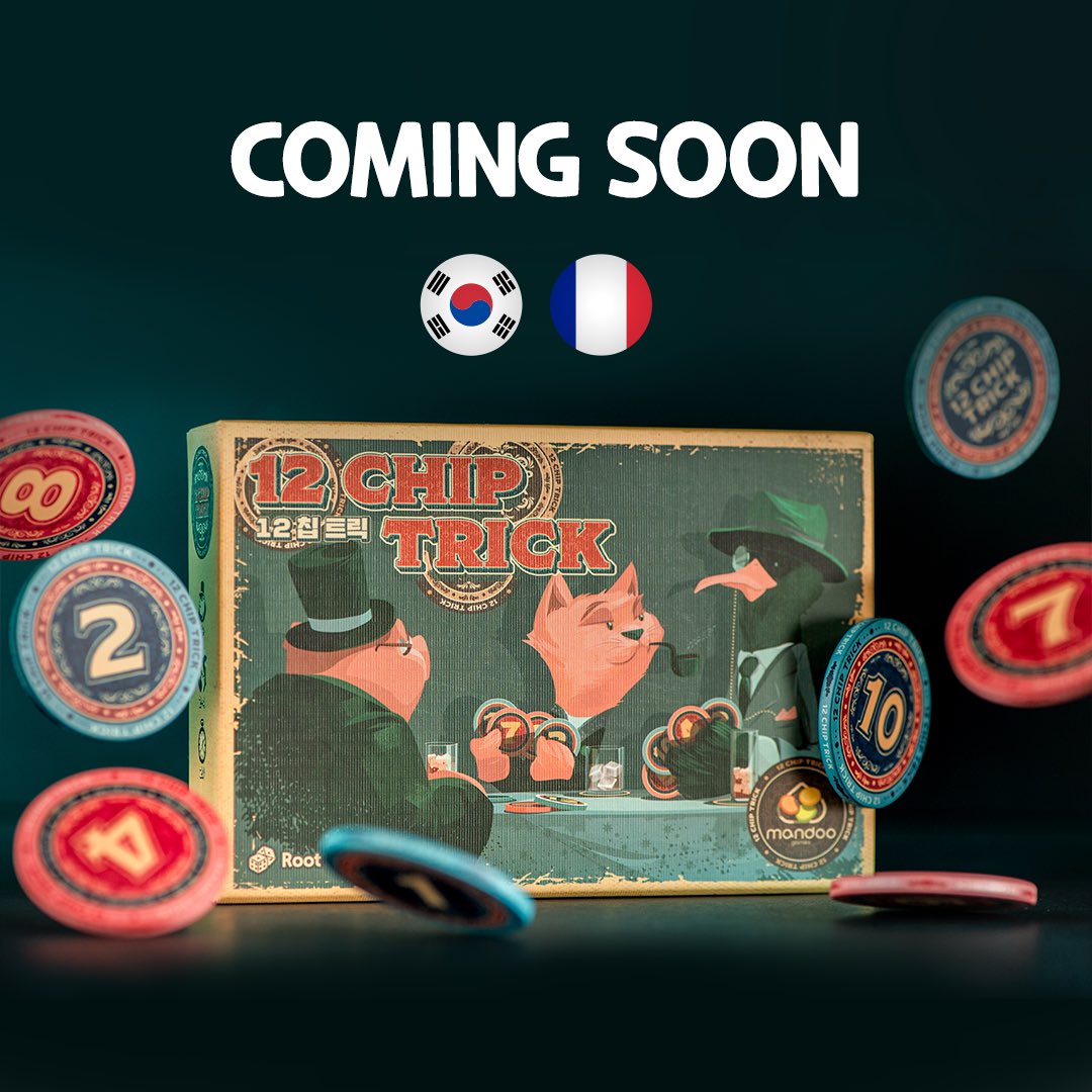 iMandooGames's tweet photo. Do you know a little game called #12ChipTrick?
#mandoogames #root #chong #AsmodeeKorea #Blackrockgames #bgg #j2s https://t.co/RYL1YddRat