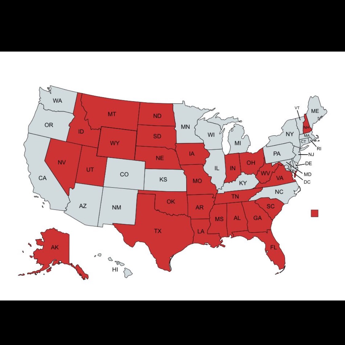TexasRepublic71's tweet image. 25 States now stand with Texas, let the good times roll!