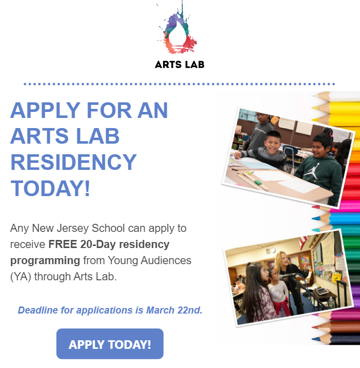 ArtsEdNewark's tweet photo. Apply here! https://t.co/LuPhfrwO3o https://t.co/WQ0y34n0O5