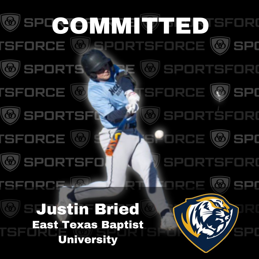 Justin Bried committed to East Texas Baptist University back in December. Congratulations to you, your family, and all of the coaches who supported you along the way. Well done Justin! @JTBried2024 @CCHSBaseball7 @sdshowbaseball @CoachThompsonSF