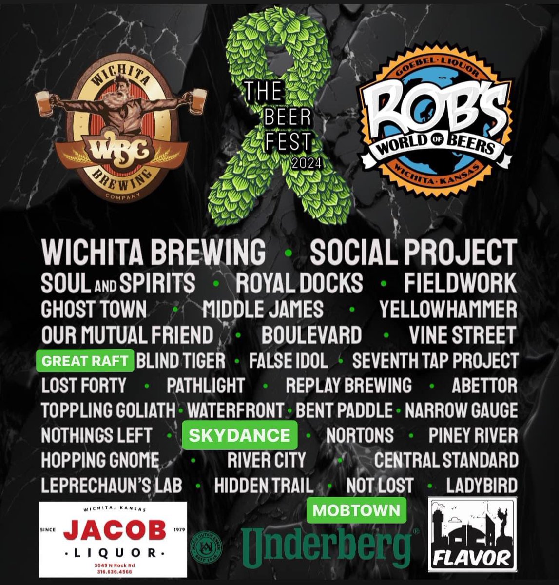 BIG NEWS! 
Not only will we be pouring beer at THE BEER FEST 2024 this weekend at Wichita Brewing, but we’re also launching distribution in Wichita, KS next week!! Stay tuned for announcements for some incredible kickoff events we have planned. #CraftBeer #wichita #Kansas