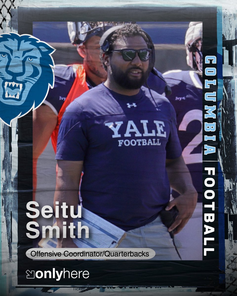 𝗥𝗼𝘂𝗻𝗱𝗶𝗻𝗴 𝗢𝘂𝘁 𝘁𝗵𝗲 𝗦𝘁𝗮𝗳𝗳 Introducing our new offensive coordinator Seitu Smith (@SSmith_II), who will also serve as QB Coach! #RoarLionRoar