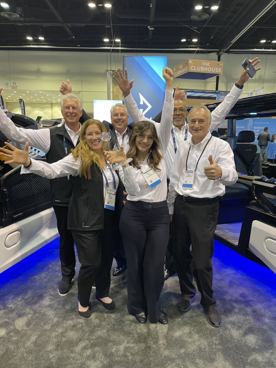 Another exciting day in the books! We are honored to be awarded with “Best New Product” at the PGA Show. The @cruisingkitchens custom Vanish has been a hit in the New Product Zone.