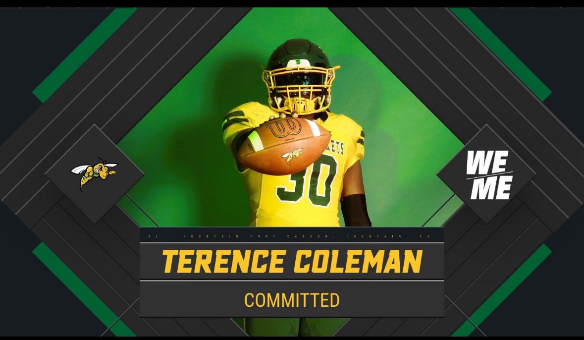 Terence (@terencecoleman0) on Twitter photo Blessed to announce my commitment to continue football <a href="/BHSUFB/">BHSU Football</a>. Thankful for this opportunity and my family and friends that has been there throughout my journey #WEoverME <a href="/coachnighttrain/">Jonathan Cervantes</a> <a href="/BreskeJosh/">Coach Breske</a> <a href="/CoachBHopkins/">Brendan Hopkins</a> <a href="/CoachJB_Brown/">Coach 'JB' Brown</a> <a href="/Coach_JNovotny/">Jake Novotny</a> <a href="/ffchsfootball/">TROJAN FOOTBALL</a> <a href="/PrepRedzoneCO/">Prep Redzone Colorado</a> Blessed to announce my commitment to continue football <a href="/BHSUFB/">BHSU Football</a>. Thankful for this opportunity and my family and friends that has been there throughout my journey #WEoverME <a href="/coachnighttrain/">Jonathan Cervantes</a> <a href="/BreskeJosh/">Coach Breske</a> <a href="/CoachBHopkins/">Brendan Hopkins</a> <a href="/CoachJB_Brown/">Coach 'JB' Brown</a> <a href="/Coach_JNovotny/">Jake Novotny</a> <a href="/ffchsfootball/">TROJAN FOOTBALL</a> <a href="/PrepRedzoneCO/">Prep Redzone Colorado</a>