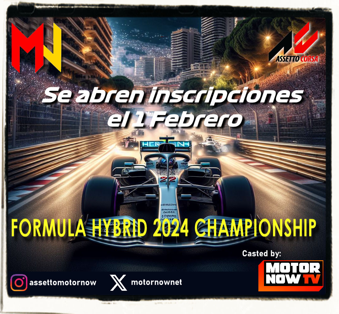 Ya tenemos fecha y calendario, volvemos con la F1 mas fuertes que nunca, abrimos inscripciones el 1 de febrero, TE ESPERAMOS!!!
discord.gg/B2F29gYfV7