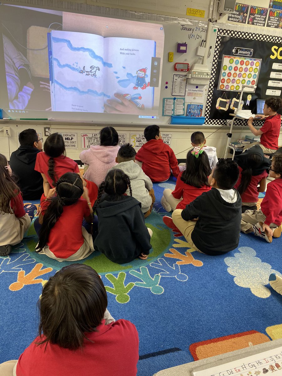 A proud teacher moment for us this week was when a student asked to read a book from home to the class! 🫶🏼 <a href="/flychristinafly/">Ms. Flynn</a> <a href="/rbpsEAGLES/">Red Bank Primary</a>