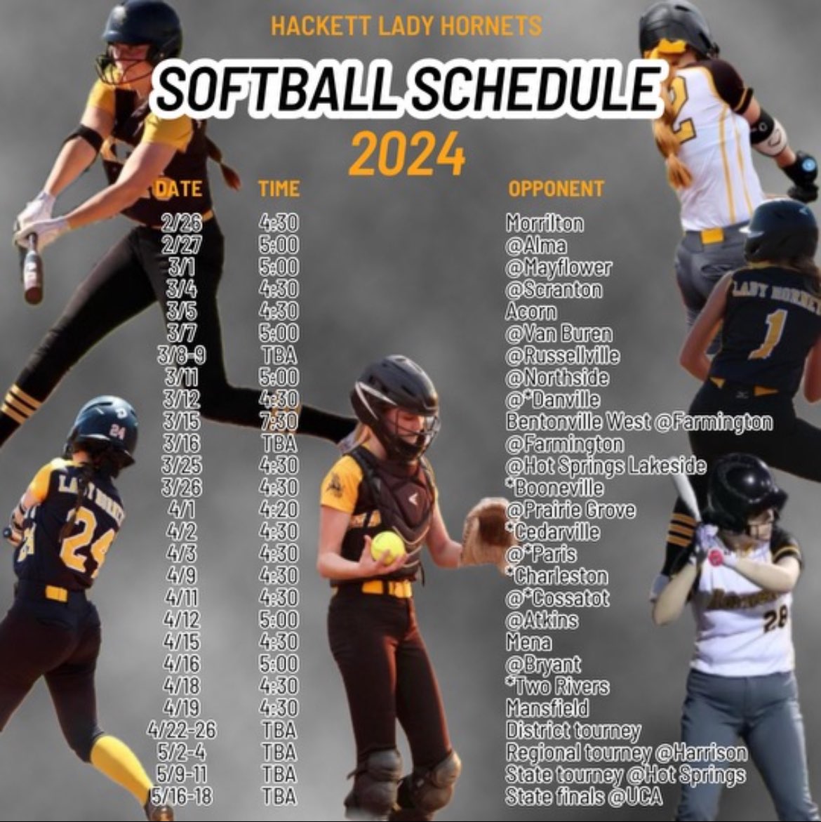 Ready for softball season!! <a href="/Hackett_sb/">Hackett Lady Hornets Softball</a> <a href="/HackettSports/">Hackett Sports Network</a> <a href="/EpicNational18/">Epic National 18U Smith</a> <a href="/TulsaSoftball/">Tulsa Softball</a>  <a href="/ARPrepSports/">Arkansas Prep Sports</a> <a href="/Kevin_Trains/">Kevin Taylor</a> <a href="/k_sutherlandAR/">Kyle Sutherland</a> <a href="/SBLiveARK/">Arkansas High School On SI</a> <a href="/RiverValleyDG/">River Valley Democrat-Gazette</a>