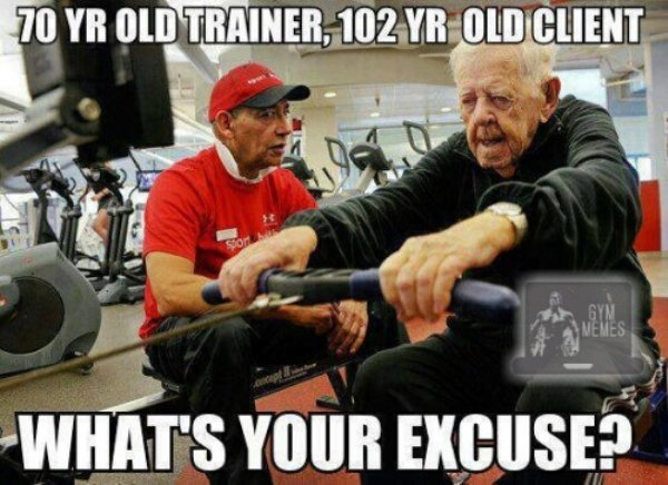What's your excuse?
