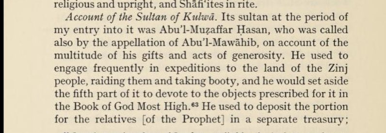 Another source on Muqdisho comes from world-renowned traveller and geographer Ibn Batutta. He describes the monarch as being - you guessed it - a Barbar.

The nail in the coffin is the distinct language he used when describing Kilwa, a city undoubtedly of Persian-Swahili origin,…