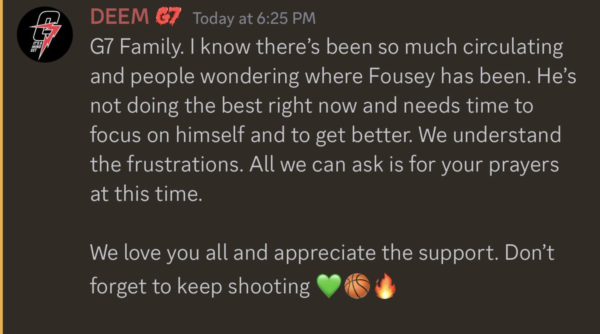 🚨| Fousey Update👇🏾 #G7
