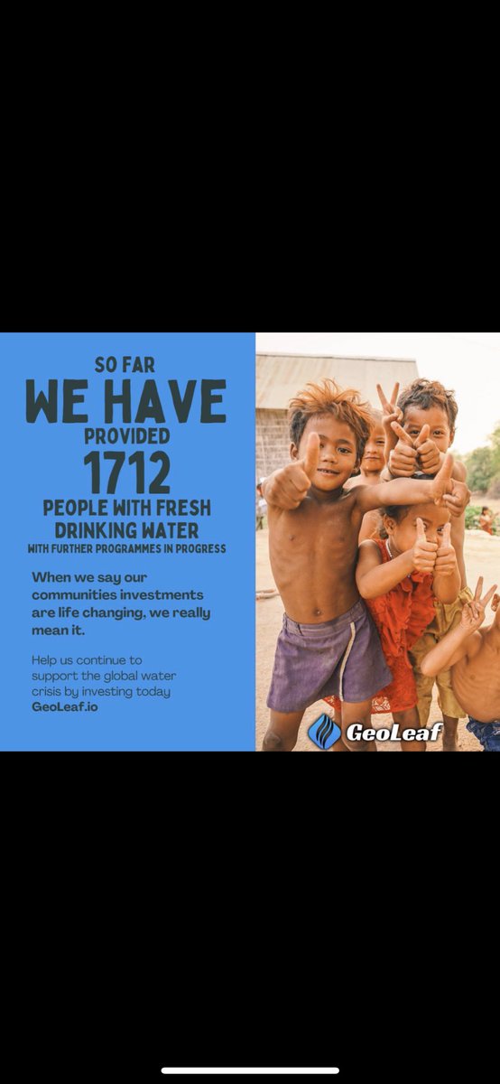 #GeoLeaf  

A good project that has done good things and has more in the works

Helping those in need of clean water. Our first two water well refurbishments have helped over 1700 villagers in 2 separate villages in India. We are involved with 3mire in the works 

THE WATER