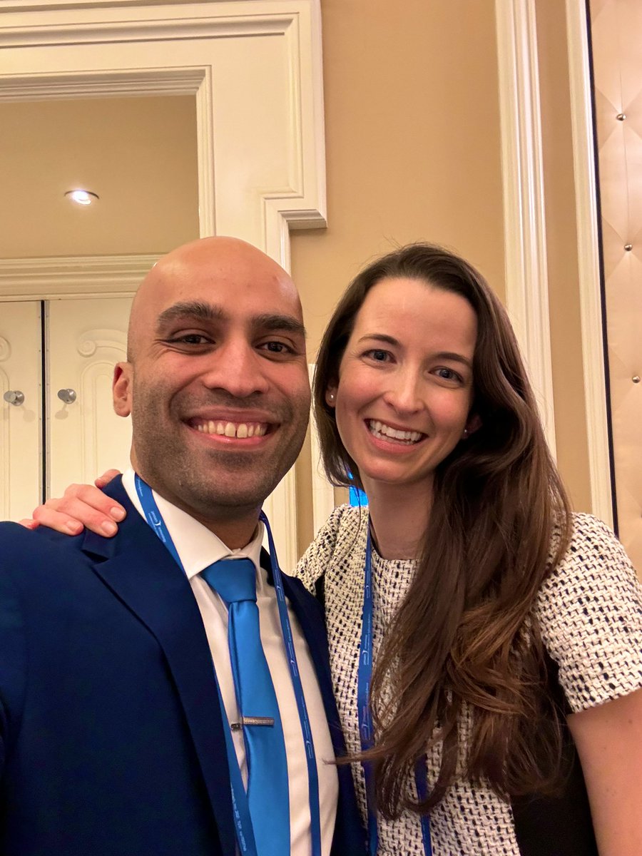 🌟 Always incredible running into friends at conferences 🫂

Managed to catch a 📸 with fellow @ACG_EBGI Ambassador and GI superstar @HannahWFiske 👑

#GITwitter #CCCongress24 #FutureOfGI 😃