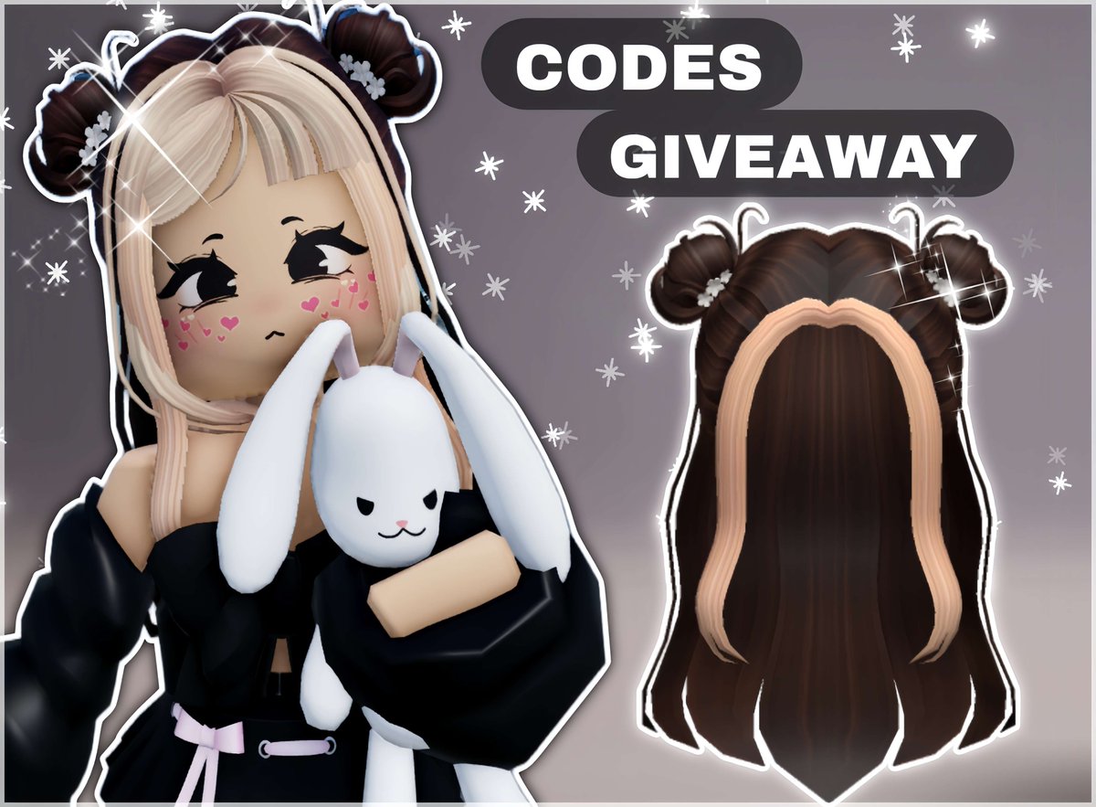 juubbszyt's tweet image. 5 HAIR CODES GIVEAWAY! (5 WINNERS)  

» Seguir @juubbszyt e @iiflordocampo 
» Like e Retweet 
» Estar no grupo: roblox.com/groups/1136543…

 » Be sure you follow me, so i can dm you if you win!!     
Ends 27/01 - 17h BRT.  Boa sorte!