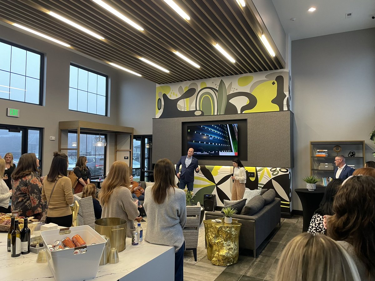 Aunna &amp; I had a great night hosting a tremendous group of Fishers women. Marissa Andretti was so kind to come and share their vision for their new HQ’s. Aunna &amp; I are committed to engaging the tremendous women in our community!