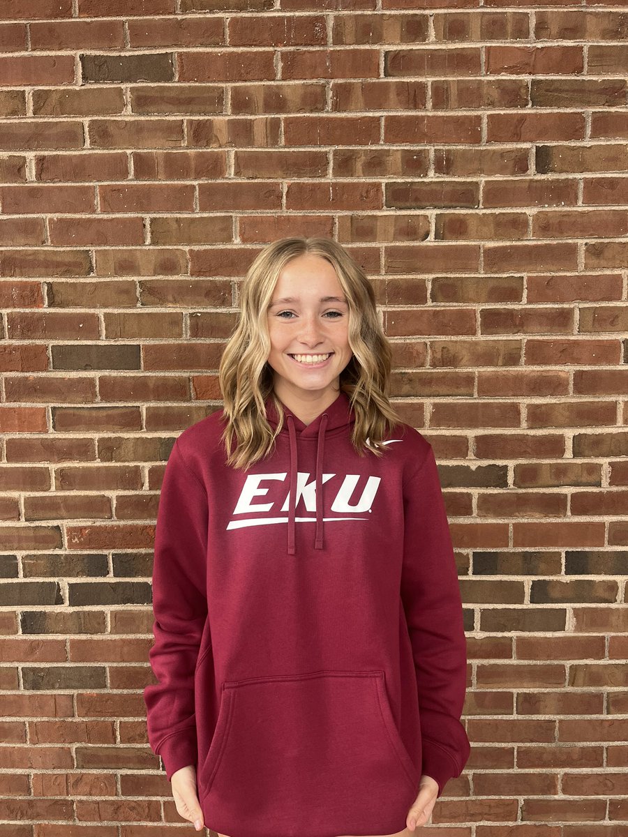 I am excited to announce my verbal commitment to continue my academic and athletic career running Division 1 track at Eastern Kentucky University. I want to thank my parents, coaches, teammates, and everyone else who helped me along the way. Thank you to the coaches at EKU!