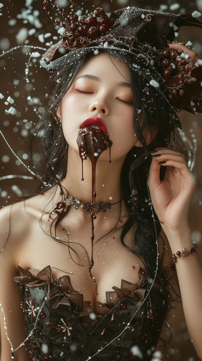 studio_veco's tweet photo. チョコに愛されしもの

一度だけでいいのでちょこれいとまみれになってみたい。

が、いい歳した男がやったら、それはただの悲惨な絵面なのである。

#midjourneyV6 #バレンタイン2024 #chocolateprincess #AIart #AIphoto https://t.co/pRaf37WIIl