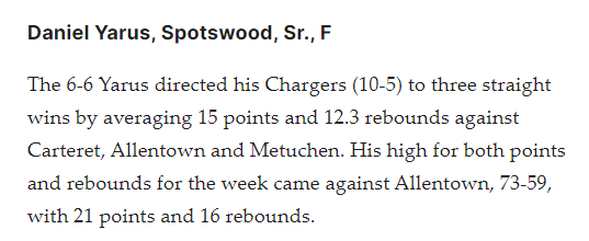 SpotswoodAthle1's tweet photo. Boys Basketball Players of the Week in all 15 conferences, for Jan. 24 https://t.co/jg2IZR4mRt https://t.co/O1NwxGduvp
