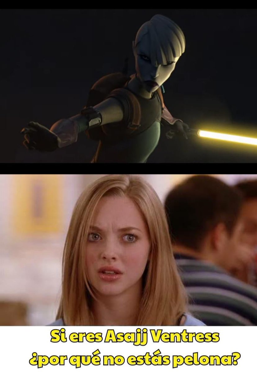 SombradeImperio's tweet photo. No encuentro fallas en su lógica… 😜🤣🤣🤣🤣🤣🤣🤣🤣🤣🤣🤣🤣
#AsajjVentress #StarWars #BadBatch https://t.co/V7UOwC62Wt