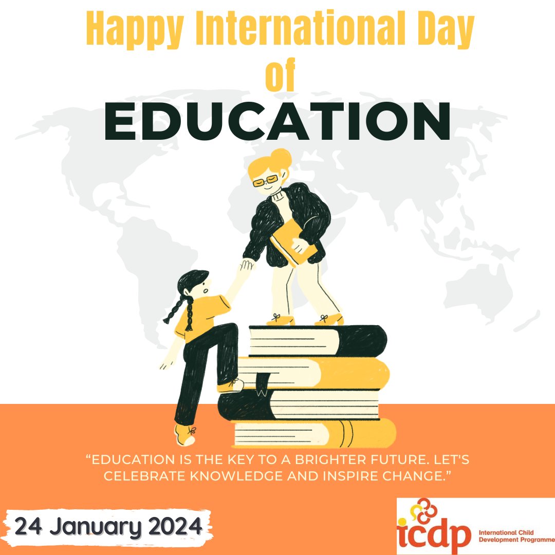 Learning is a lifelong journey. Let's celebrate the joy of learning this International Education Day! #InternationalDayOfEducation2024 #ICDP_Ghana #empathyinAction