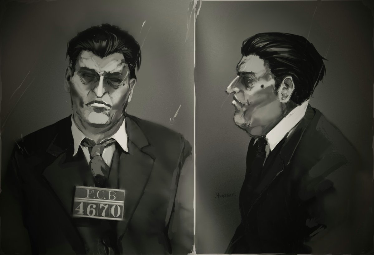 DawidHogato's tweet photo. Calligura, one of the most annoying characters, for some reason I think that even after the events of the  Termina festival He would not understand anything for himself and would remain the same ugly asshole.

#FearandHunger #funger #Calligura #Fhending

(Who do we draw next?) https://t.co/TA67H7EOji
