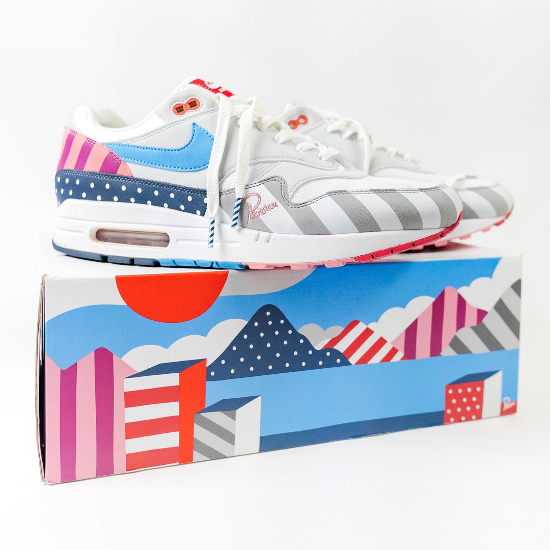 dunksrnice's tweet photo. Some Parra AM 1βs love. βͺοΈπ©΅πͺ
#dunksrnice #nikeairmax #parra https://t.co/9QPPVoLgd6