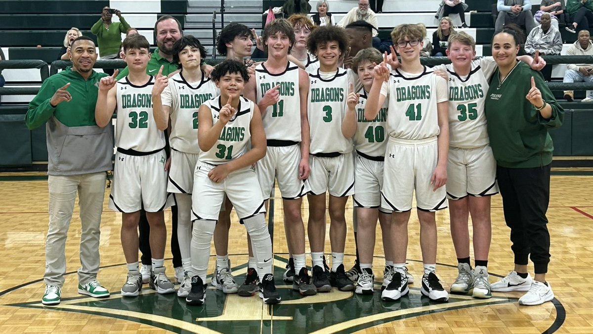 Congrats to our 8th grade and Coach Johnson!!  #Champs