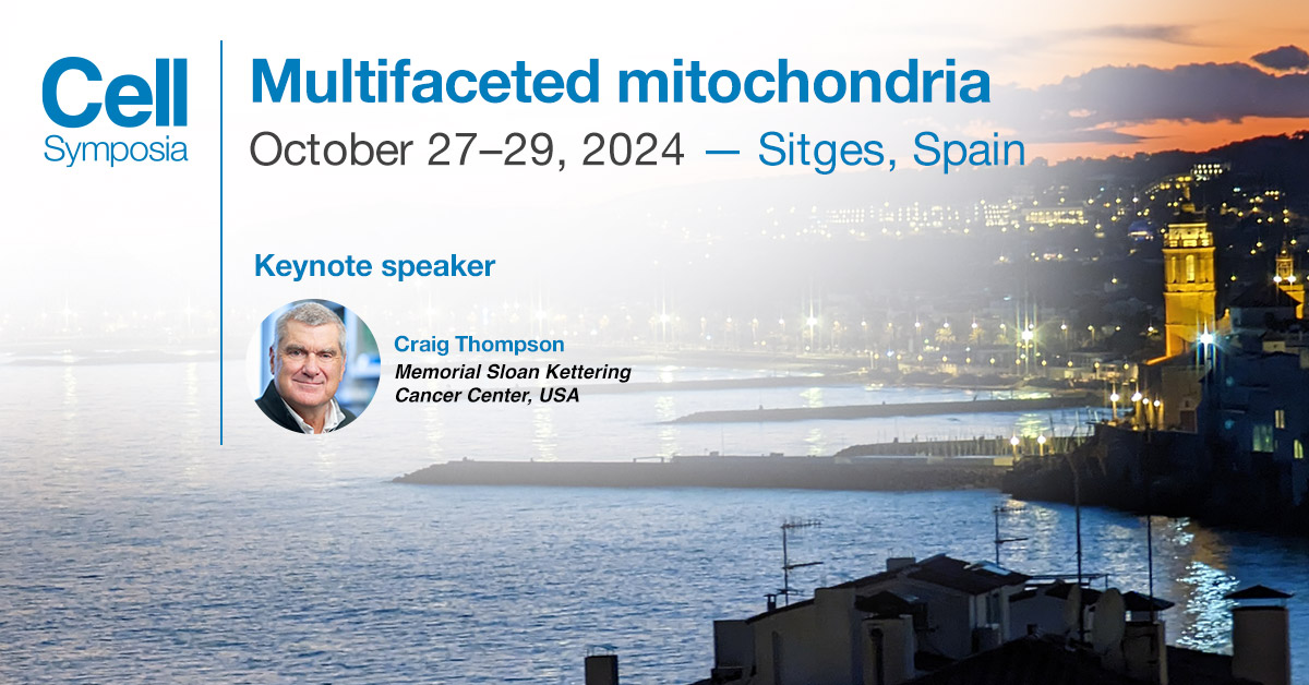 Check out the international speaker line-up for @CellSymposia #CSMito2024, ft. keynote speaker Craig Thompson of @MSKCancerCenter. View the full list here: cell-symposia.com/mitochondria-2…