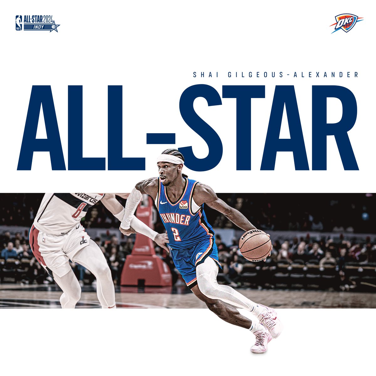 Work speaks for itself Shai Gilgeous-Alexander Named 2024 NBA All-Star Starter ⭐