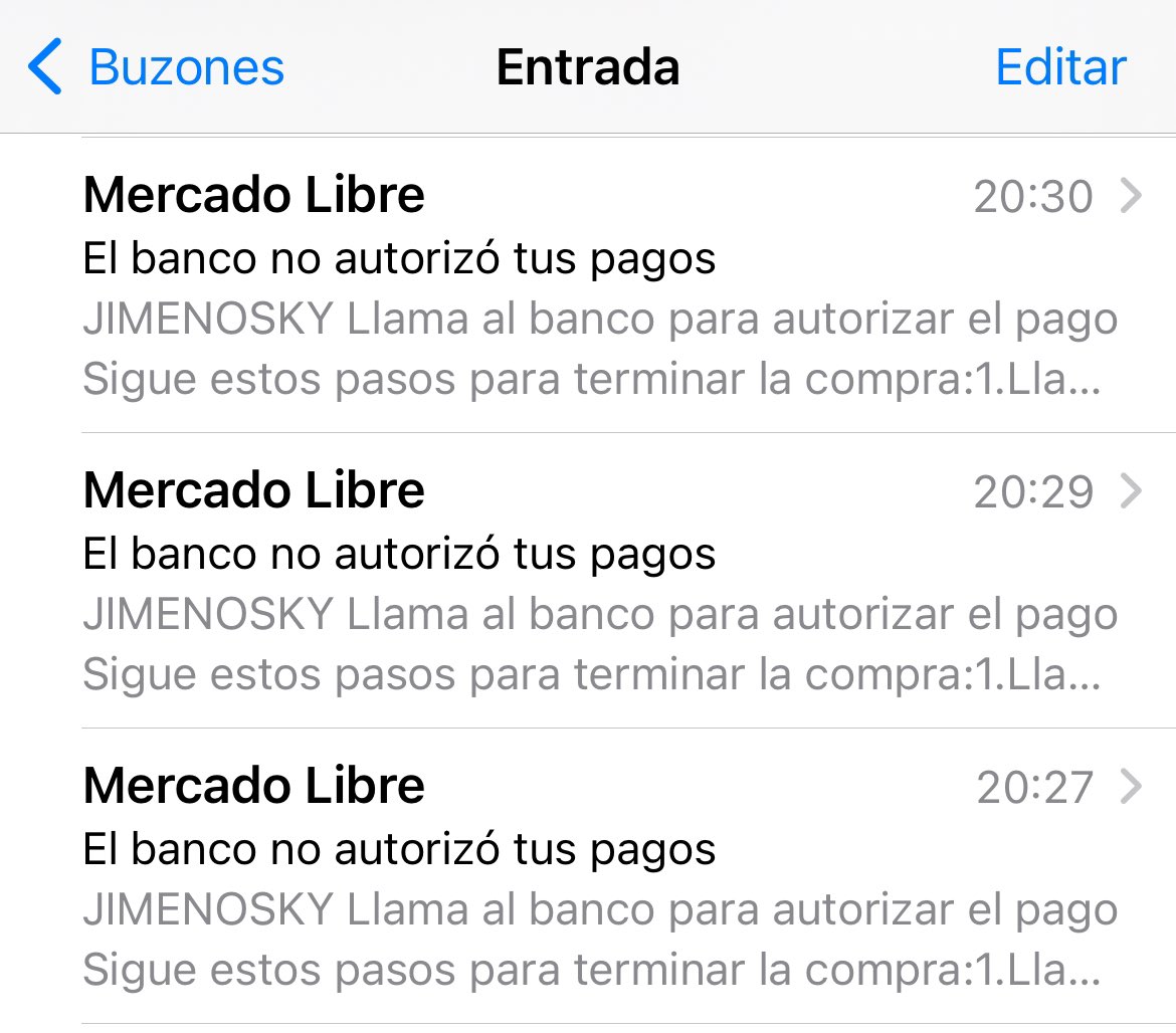 sjimenezp's tweet photo. @ML_Ayuda necesito ayuda con una compra que realicé!!!! URGENTE (el banco me descontó 3 veces el monto, pero ustedes dicen que la compra no fue autorizada) … me puedes ayudar? https://t.co/JsZat2thef