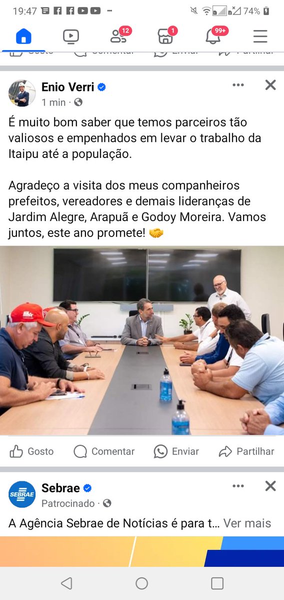 Tio_Claudio_Pr's tweet photo. @enioverri a frente da @itaipubrasil trabalhando em prol do povo brasileiro. Ínicio das conversas do asfalto Godoy - Assent 8 de Abril/MST - Arapuã. Na torcida pra sair. Só no Assentamento têm mais de 600 famílias que serão muito beneficiadas.
@MST_Oficial https://t.co/xzyfoNVZJZ