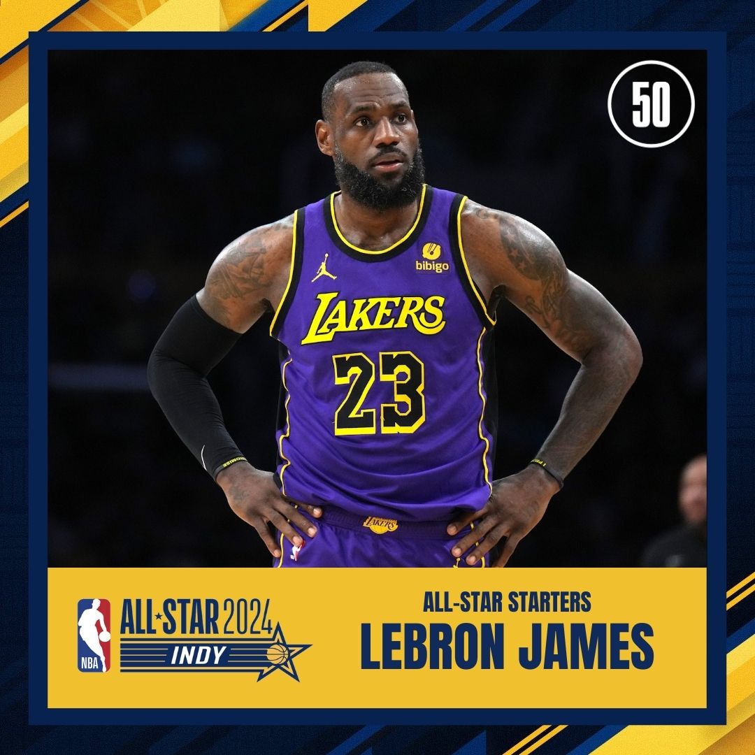 50NuancesDeNBA's tweet photo. LEBRON JAMES SERA DONC TITULAIRE LORS DU PROCHAIN ALL-STAR GAME 🔥

CAPITAINE DE L'OUEST 🔴

2⃣0⃣ SÉLECTIONS POUR LE KING ⭐️