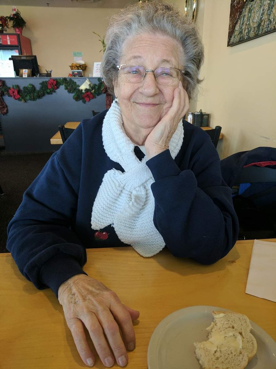 MandyRhae's tweet image. Grieving the loss of my grandmother, my "Babci," my best friend. Warrior of prayers, good luck notes, pierogi, and special prayers to find your keys or fix your phone. A true icon.
The weather was grim as I drove back to Michigan, because the world is now a little less bright.