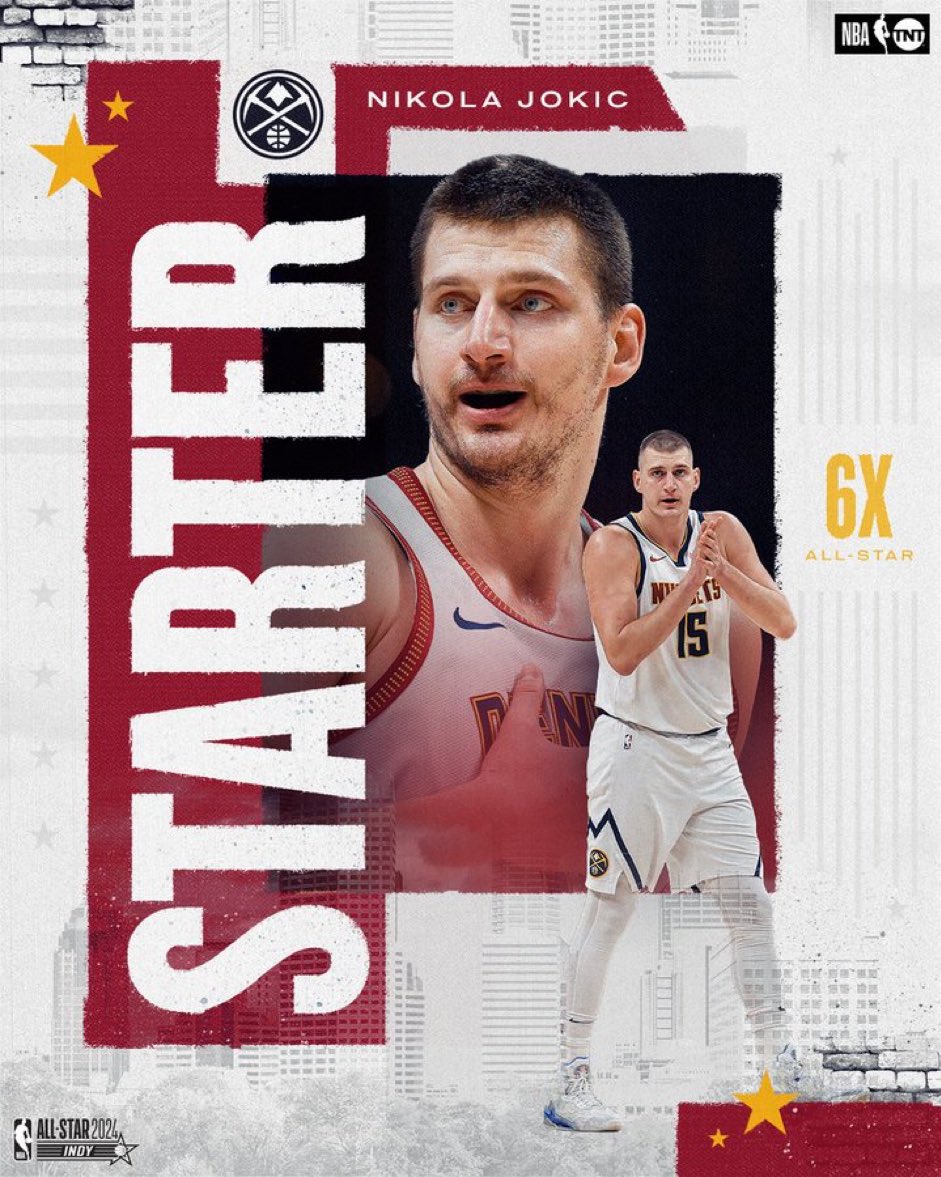 TrashTalk_fr's tweet photo. 🚨 NIKOLA JOKIC TITULAIRE ALL STAR 2024 https://t.co/s6NkpI41qU