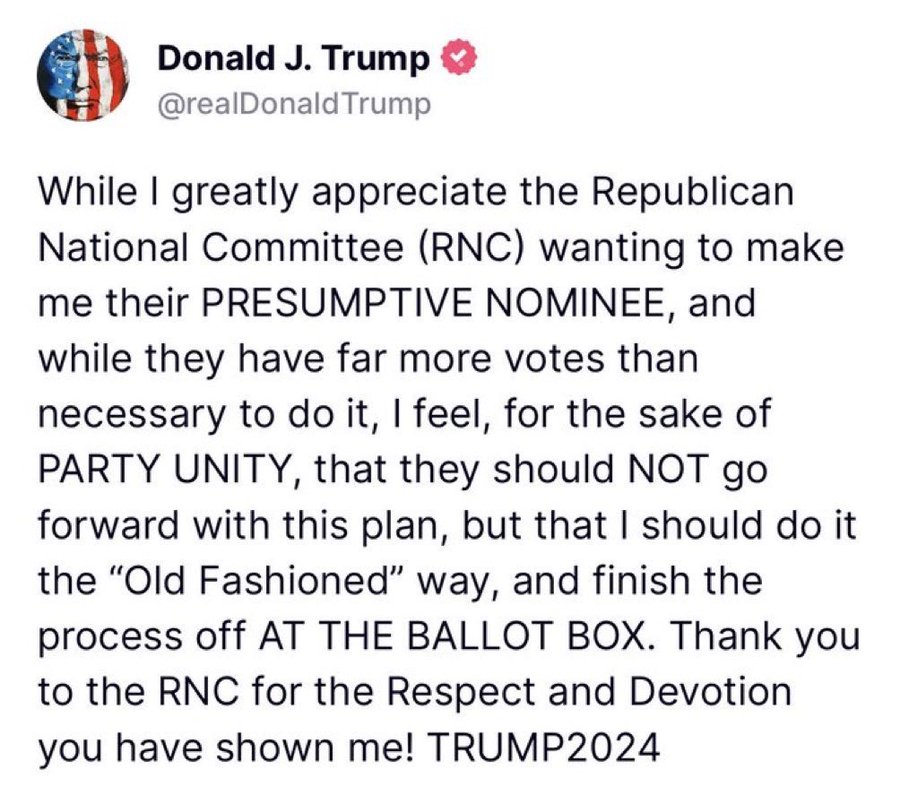 trendingsofia's tweet photo. President Trump to RNC: https://t.co/HBIABuIPIx